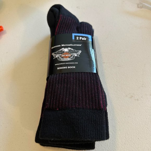 Harley-Davidson 2pr of Riding socks in Large (9-11)                    (#28, S2) - Picture 6 of 6